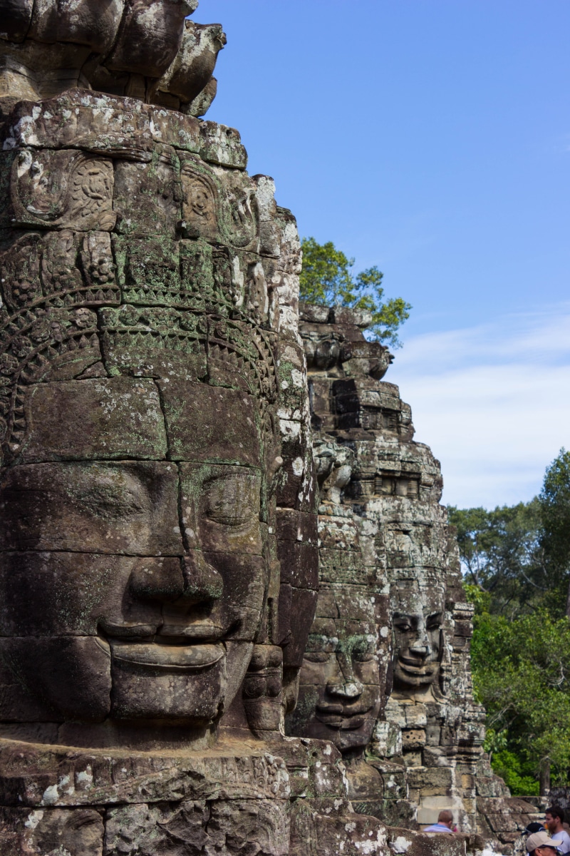archaeology, religion, belief, art and craft, buddha, no people, outdoors, tourism, ancient, the past, ankor wat, human representation, 5K, ancient civilization