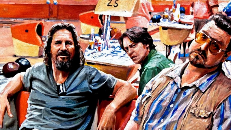 Painting, 1080P, The Big Lebowski, Movie, Jeff Bridges