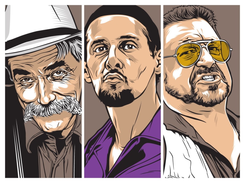 big, drawing, face, movies, the, 720P, hd, lebowski