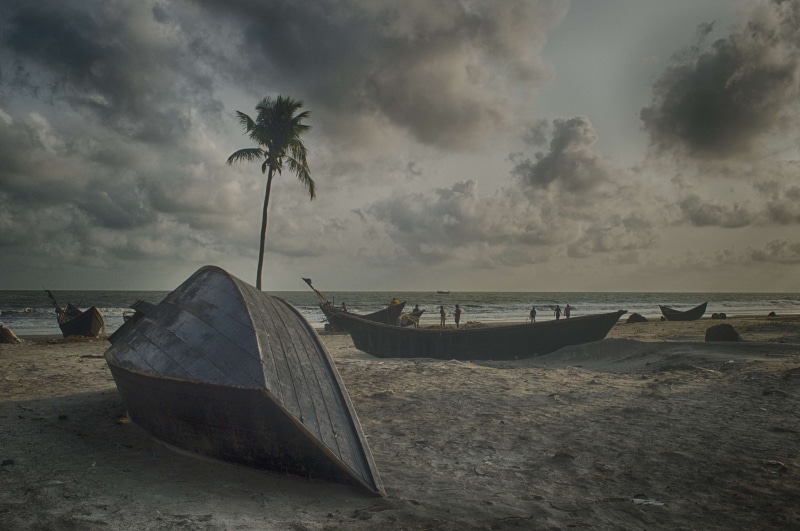 horizon over water, bangladesh, beach, watercrafts, clouds, seashore, seascape, boats, no people, tropical climate, sailboat, water, outdoors, nautical vessel