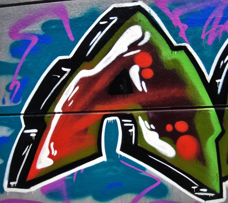 painted wall, artwork, artistically, no people, letter a, human representation, art, modern art, drawing, colorful, 2K, spray paint, mural, paint, artfully