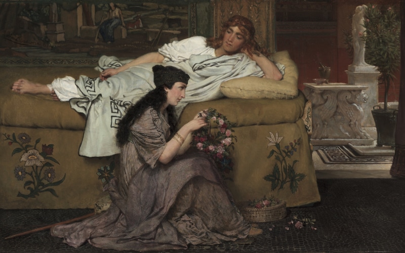 Museum of art Cleveland, Lawrence Alma-Tadema, Cleveland Museum of Art, British artist, British painter, Glaucus and Nydia, 1867, 4K