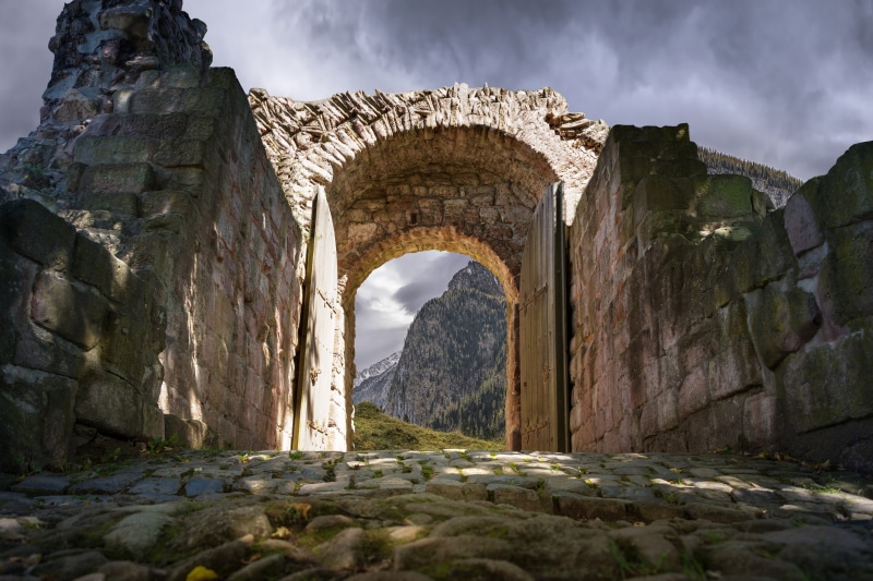 stones, abandoned, solid, ancient, roman, the way forward, travel, tourism, outdoors, ancient buildings, beauty in nature, the ruin, direction, sky, built structure