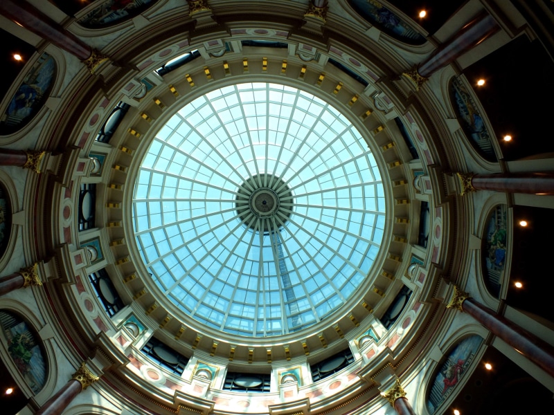 rich, geometric shape, sunlight, 4K, dome, no people, architecture, ceiling, indoors, architectural feature, ornate, cupola, travel, shape, johny rebel photography