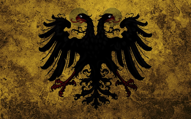 symbol, old-fashioned, red, backgrounds, flag, eagle, 1080P, digital, decoration, abstract, creativity, indoors, floral pattern, retro Styled