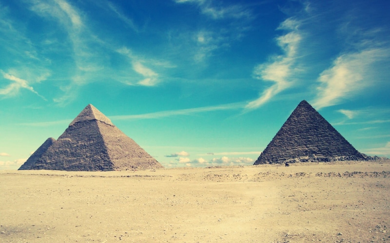 shape, clouds, desert, travel, archaeology, ancient history, built structure, scenics - nature, travel destinations, sky, architecture, the past, cloud - sky
