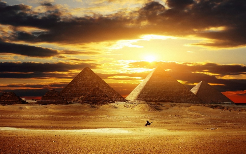 climate, travel, cloud - sky, pyramid, the past, beauty in nature, scenics - nature, tranquility, travel destinations, architecture, 720P, ancient civilization