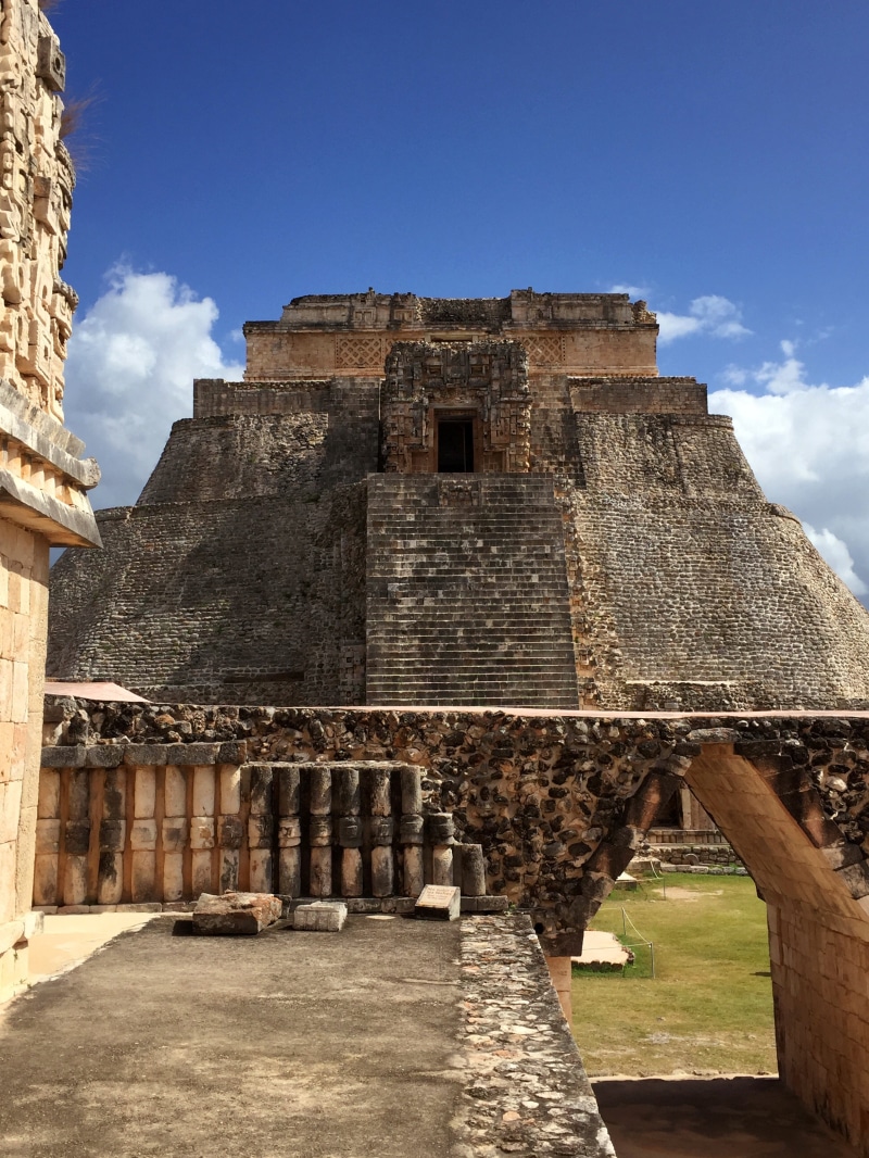 2K, travel, archaeology, no people, cloud - sky, pyramid, tourism, culture, travel destinations, old ruin, uxmal, sky, outdoors, old, building exterior