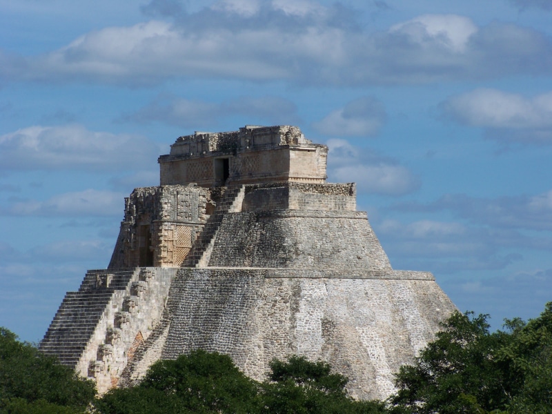 stone, ancient civilization, ancient, maya, pyramid, travel, yucatan, archaeological, structure, travel destinations, building exterior, archeology, gray