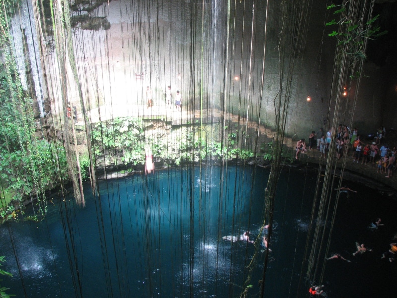green Color, Pool, Cenote, window, holiday, nature, no people, tree, wet, architecture, day, Mexico, outdoors, Swimming, forest, swimming, land, 2K, pool