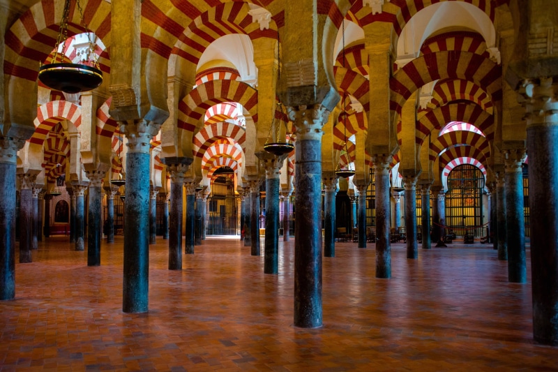 mosque, Mexico, Spain, arch, column, Cordoba, 1080P