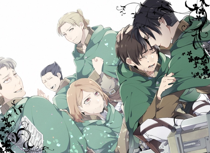 Gunther Schultz, Levi Ackerman, 720P, Petra Ral, Eld Jinn, Shingeki no Kyojin, Oluo Bozado, Eren Jeager