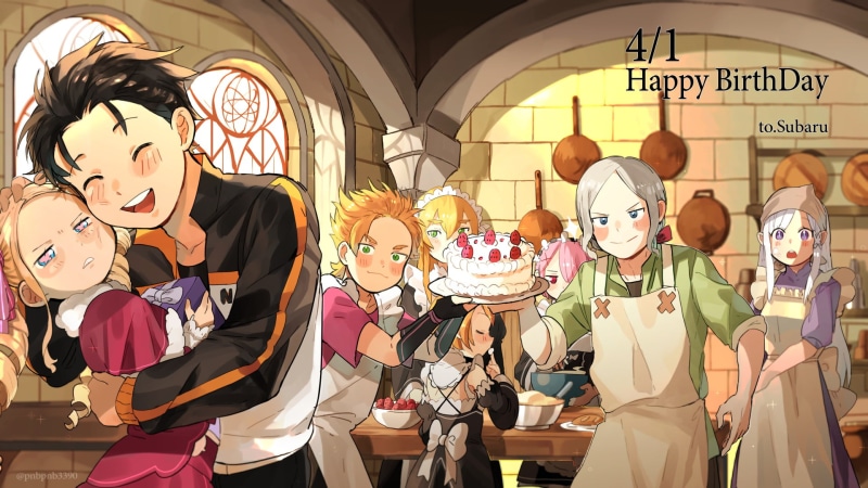 Anime, Beatrice (Re:ZERO), Petra Leyte, 1080P, Re:ZERO -Starting Life in Another World-, Subaru Natsuki, Emilia (Re:ZERO), Garfiel Tinsel, Frederica Baumann