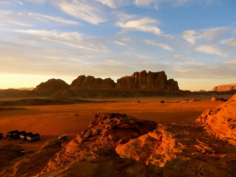 desert, sunset, solid, remote, rock - object, arid climate, rock formation, 5K, sand, geology, eroded, jordan, non-urban scene, beauty in nature, rock