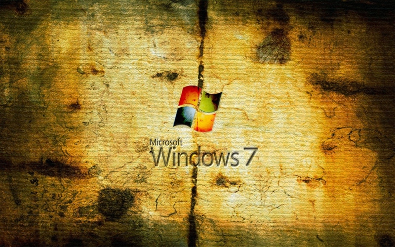 microsoft, 2K, grungy, Windows 7, seven, windows
