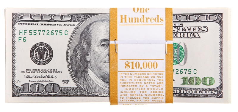 dollar, business, wealth, cash, bill, group, closeup, cut out, money, number, finance, hundred, nobody, currency, wages, no people, investment, finance and economy