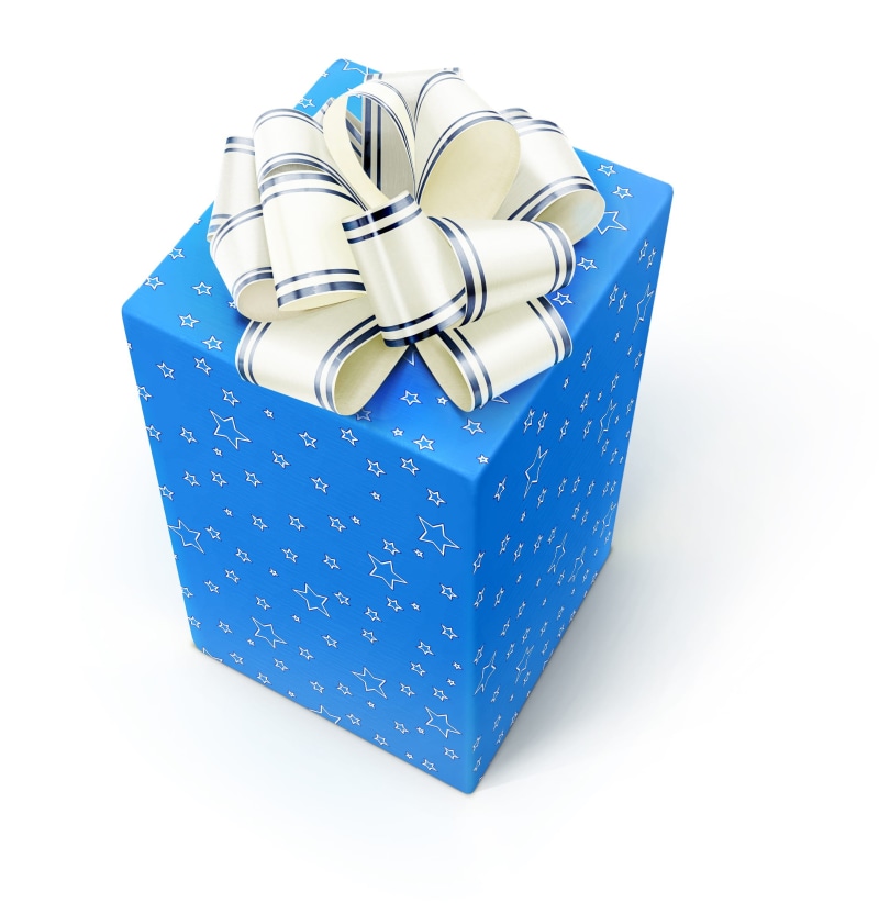 greeting, positive emotion, 1080P, emotion, container, anniversary, holiday, christmas, decoration, package, box, celebration, blue, ribbon, gift box