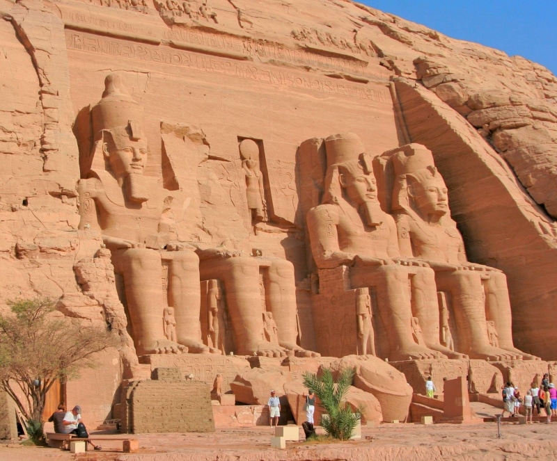 1080P, ruins, statue, tourism, pharaoh, folk, architecture, travel destinations, donation, nature, world heritage site, split, representation, art and craft
