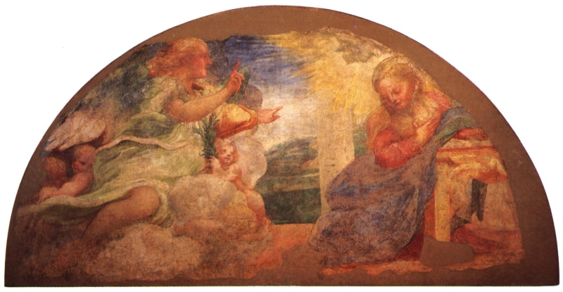 Art Challenge, Antonio Allegri Correggio, Italian High Renaissance, children, Mannerism, high Renaissance, arch, angels, 1080P
