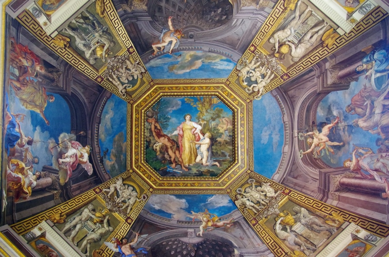 place of worship, altar, ornate, dome, representation, art and craft, cupola, decoration, indoors, 4K, belief, spirituality, built structure, human representation