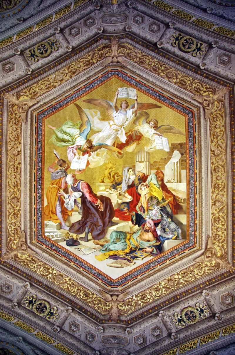indoors, sculpture, no people, paintings, fresco, mural, human representation, Museum, art and craft, arts culture and entertainment, Vatican, built structure