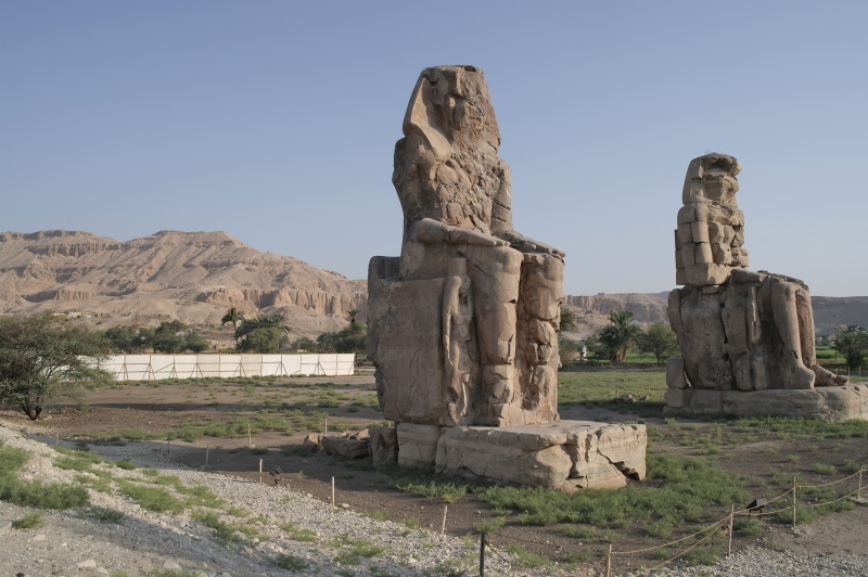 architecture, travel, male likeness, nile, religion, outdoors, craft, Egypt, ruined, Colossi Of Memnon, ancient, culture, old Ruin, ancient Civilization