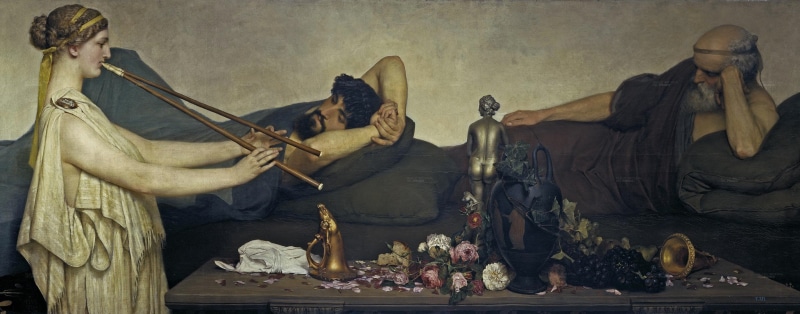 2K, picture, history, Pompeian Scene, Lawrence Alma-Tadema, genre