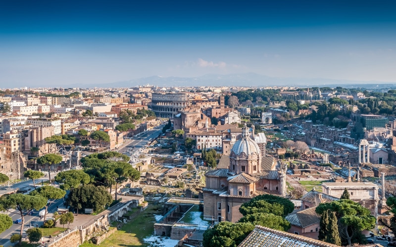 Rome, Italy, City, Architectural, Landscape, 2K