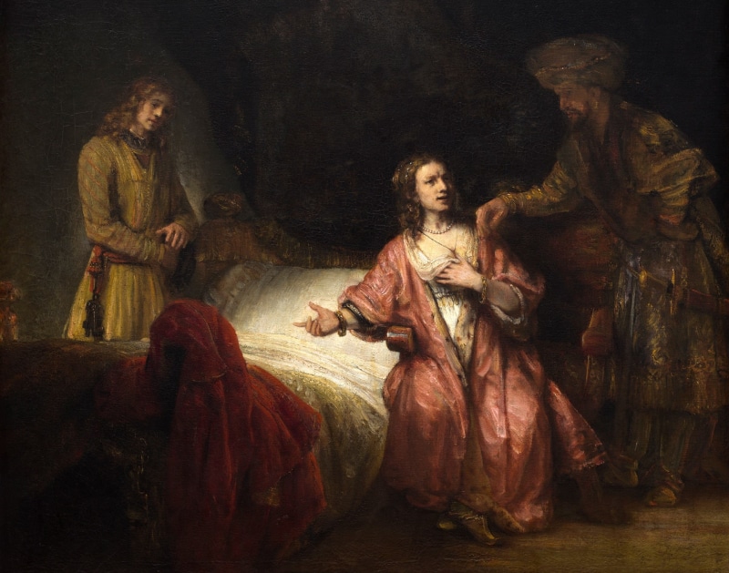 1080P, picture, Rembrandt van Rijn, mythology, The Accusation Of Joseph By The Wife Of Poti