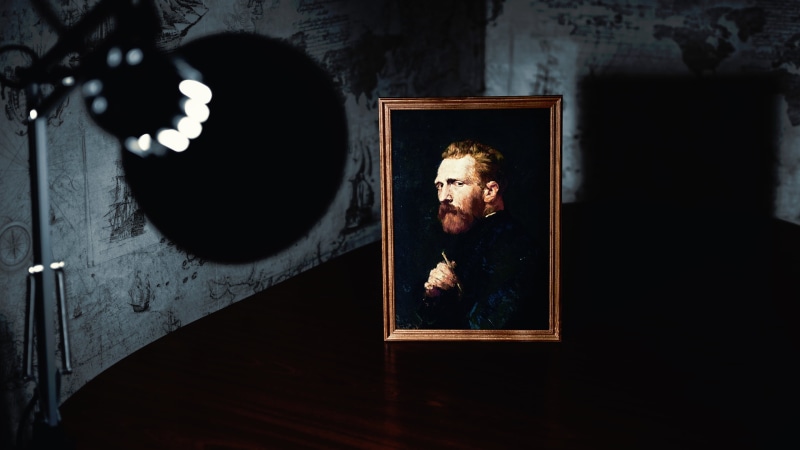 window, picture, glass - material, wooden, van, near, gogh, night, black, vincent, one person, childhood, people, coat, brown, child, art, spotlight, turned
