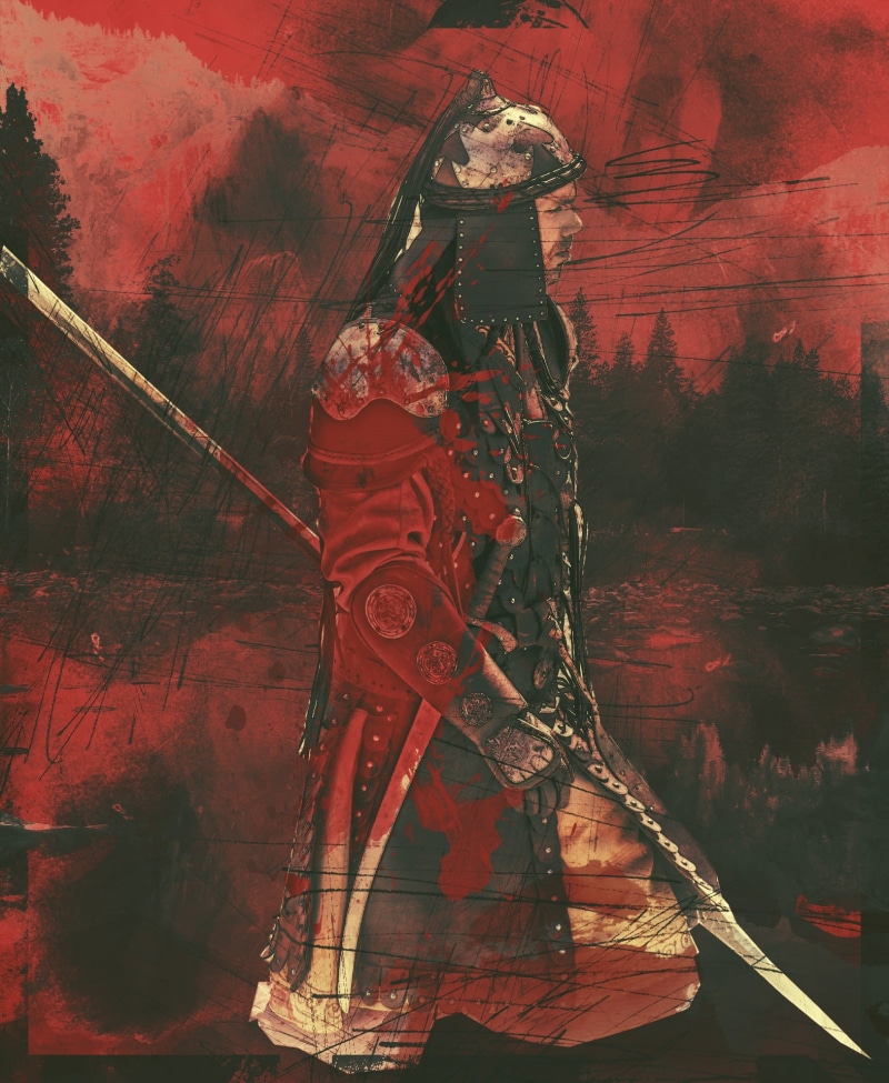 representation, fight, ancient, vintage, water, victory, military, human representation, digital art, armor, helmet, male likeness, battle, plant, painting