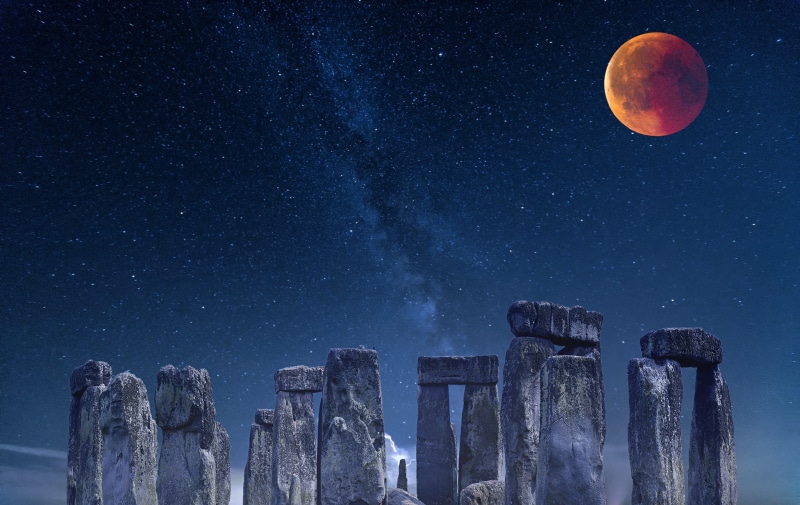 sky, no people, digital composite, spiritual, ancient, mystical, night, eclipse, tranquility, star field, space and astronomy, stars, star, fantasy design