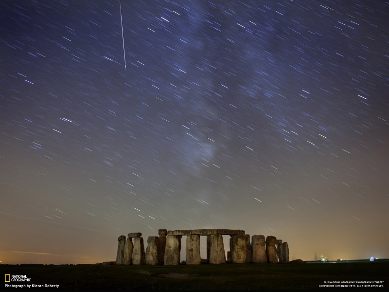 720P, geographic, landmark, hd, nature, night, timelapse, national, stars, stonehenge