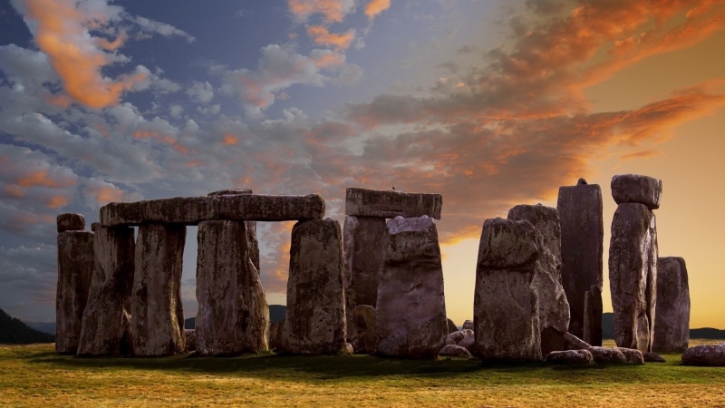 stonehenge, england, 1080P