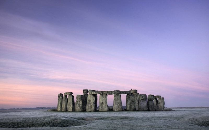 water, outdoors, UK, the past, sky, 1080P, no people, bay, sea, solid, environment, architecture, Stonehenge, beauty in nature, nature, history, landscape