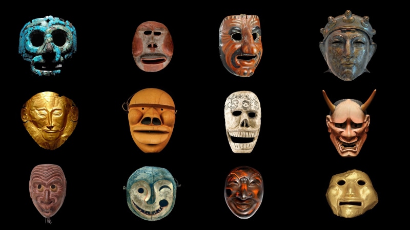 Japan, Anthropology, Roman, Culture, Kabuki, Historic, Celtic, Aztec, Museum, 4K, mask