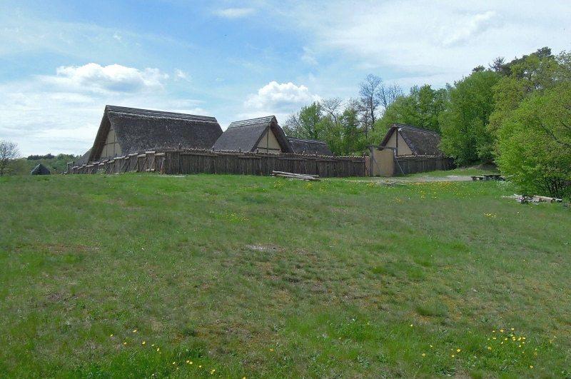 fortress, building, no people, grass, field, celtic mythology, residential district, home, land, cultures, day, history, the celts, nature, 2K, landscape
