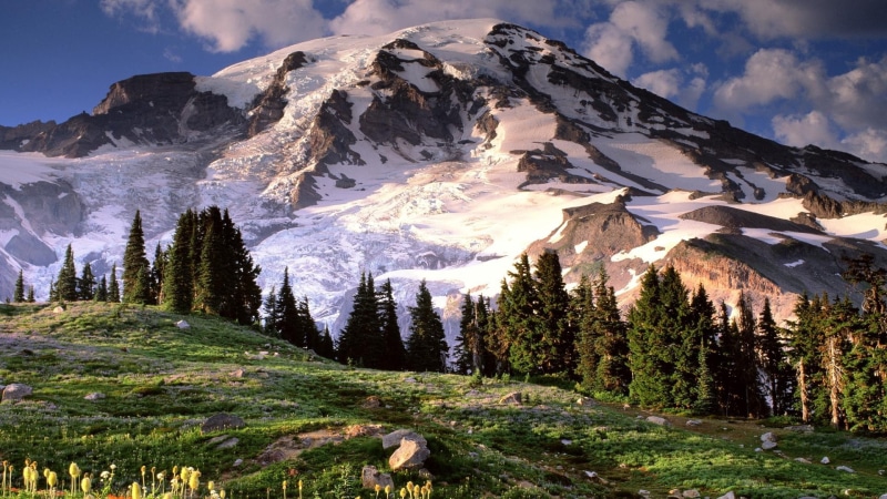 plant, environment, sky, no people, beauty in nature, cold temperature, mountain, tranquil scene, mountain peak, landscape, winter, Mount Rushmore, 1080P