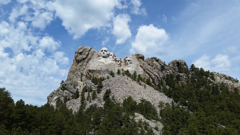 sky, black, history, mountain, memorial, land, south, scenic, mount, day, dakota, park, pine tree, no people, the past, rushmore, roosevelt, coniferous tree