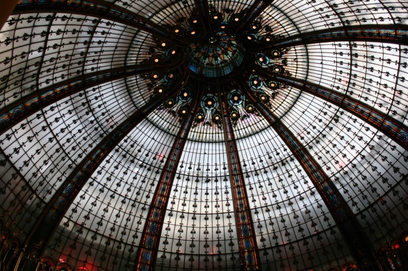 lafayette galleries, abstract, tourism, travel destinations, backgrounds, shape, design, paris, geometric shape, directly below, glass - Material, pattern