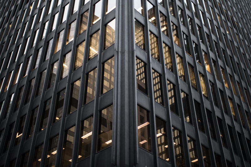 pattern, day, design, low angle view, reflection, city, modern, outdoors, glass - material, full frame, canada, 5K, ceiling, built structure, building
