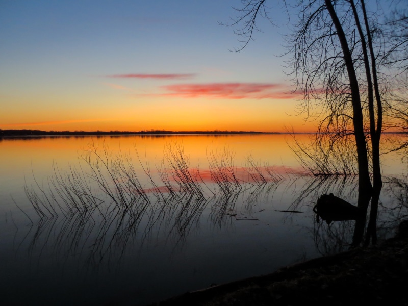 réflexion, reflets, Morning, nature, view, Colors, Couleurs, Montérégie, sunrise, dusk, body of water, body, sky, photo:id, Québec, réflection, scenics