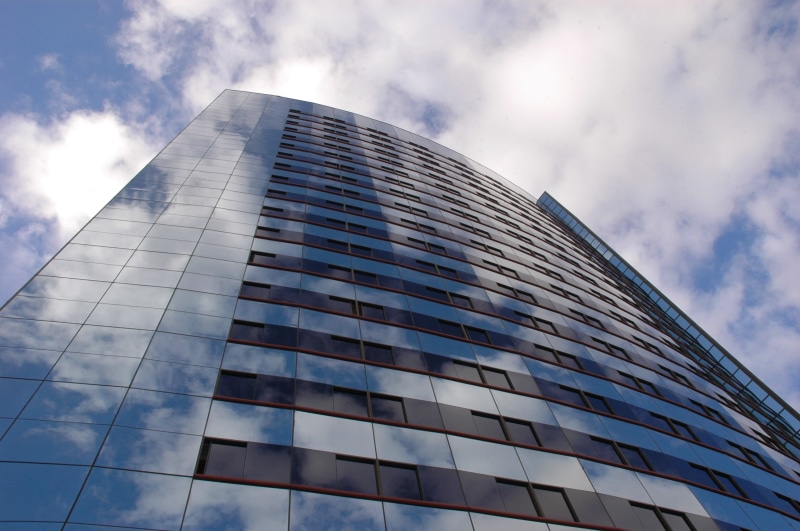 city, skyscraper, large, center, curve, financial district, firm, reflexion, background, photography, design, modern, technology, window, built structure