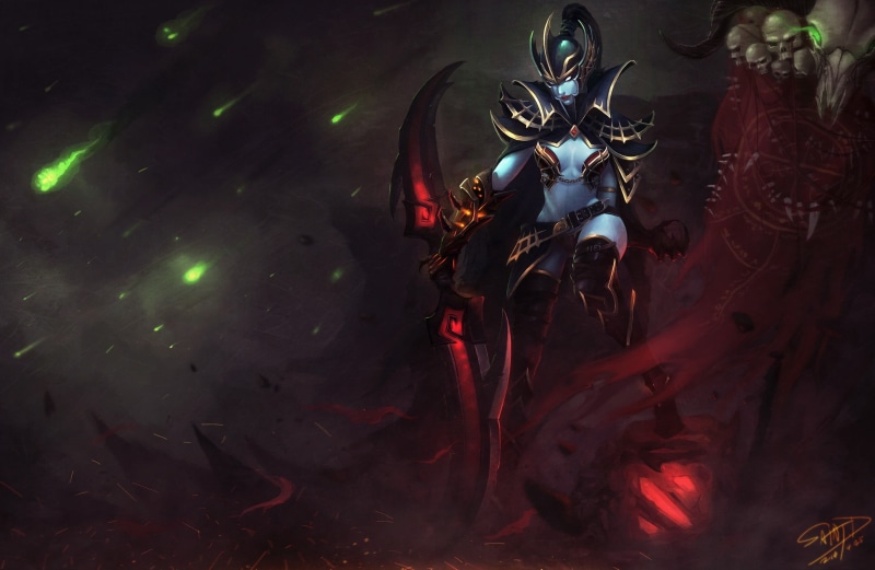 water, animals in the wild, marine, digital, group of animals, phantom, Phantom Assassin, Queen of Pain, outdoors, swimming, Dota, underwater