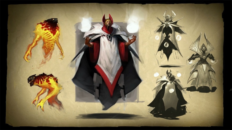 close-up, photo, male likeness, celebration, wall - building feature, robe, hero, religion, 1080P, human representation, video games, Dota 2, cross, indoors