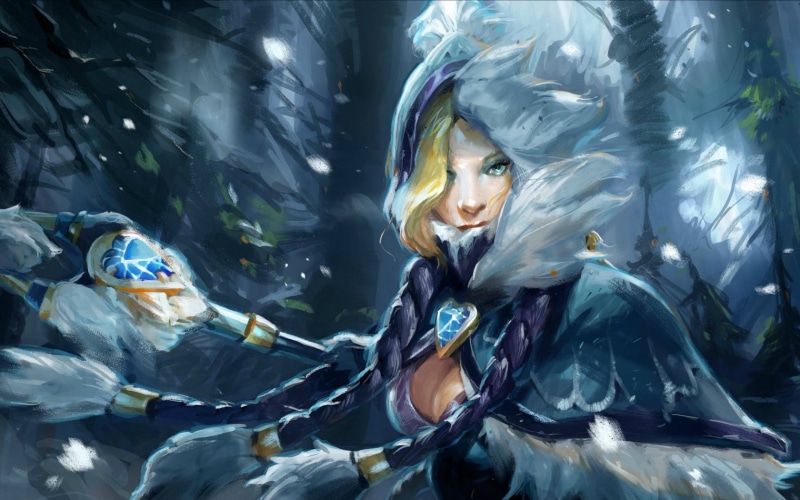 artwork, vertebrate, nature, women, Dota, real people, Dota 2, portrait, females, Defense of the Ancients, Rylai, Valve, water, maiden, young women, sea