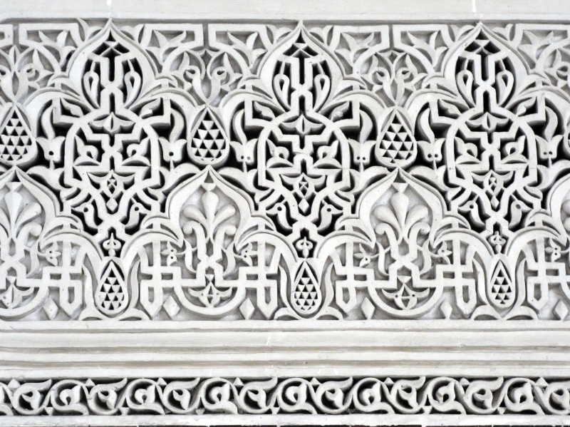building, design, decor, stucco, white, texture, craft, close-up, no people, ornaments, backgrounds, creativity, 4K, art and craft, ornament, belief, pattern