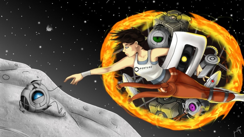 Portal 2, Portal, 720P, The Creation of Adam