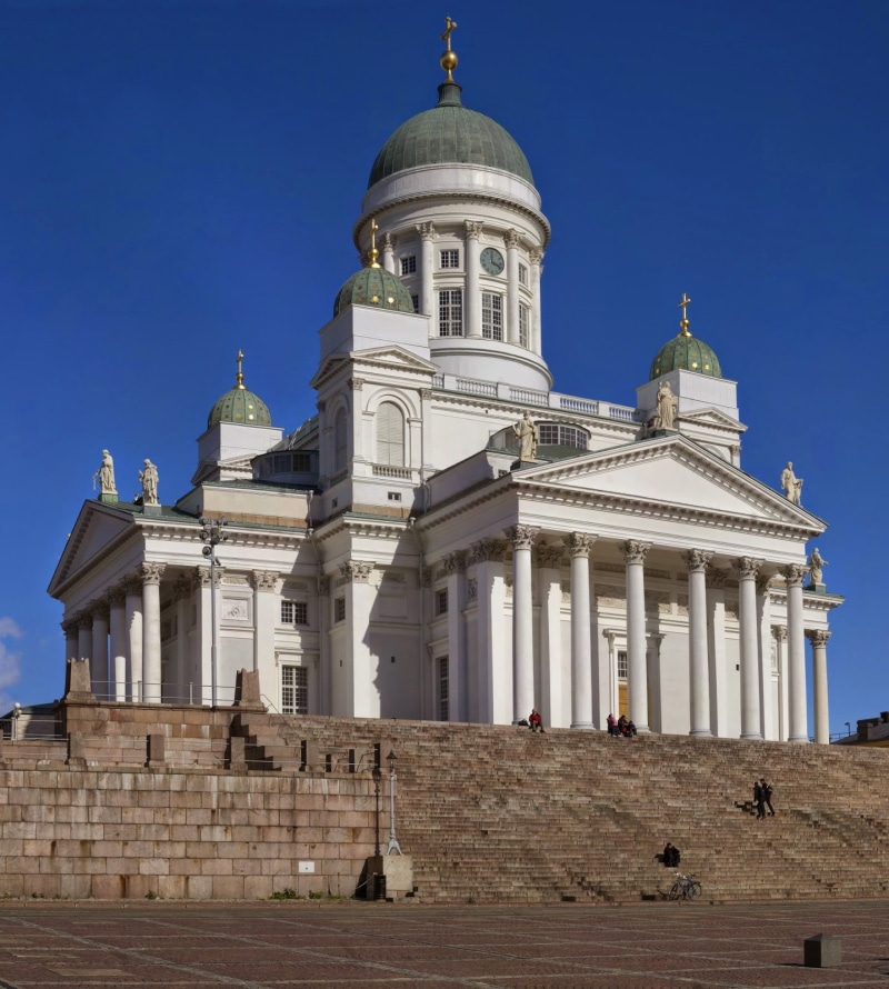 building, the past, clear sky, city, sky, religion, Helsinki, nature, Helsingin tuomiokirkko, architecture, neo-classical, history, Finland, building exterior