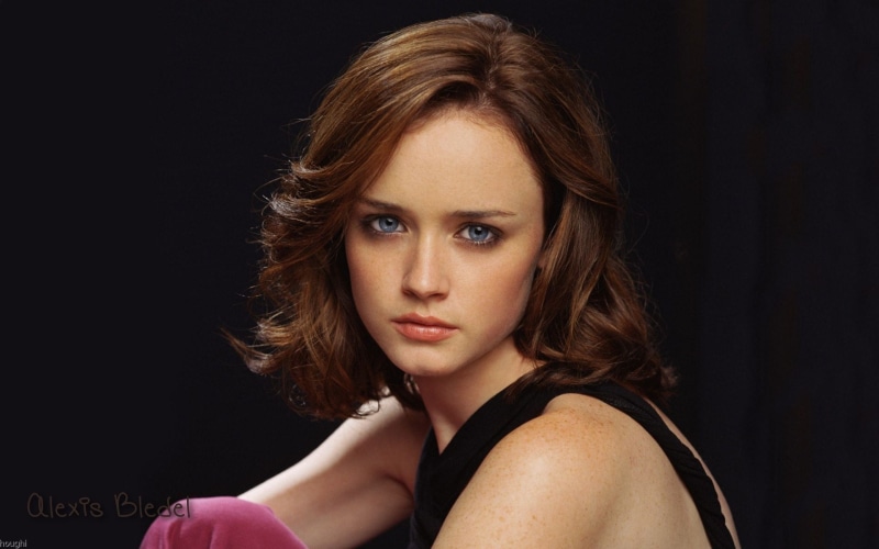 s, sleeveless, Alexis, 1080P, women, black, Bledel, top